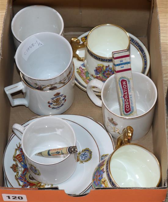 A group of Royal commemorative ceramics